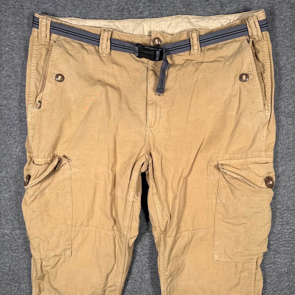 Polo Ralph Lauren Cargo Pants Men 42x34 Belted Ripstop Paratroop Combat Trousers